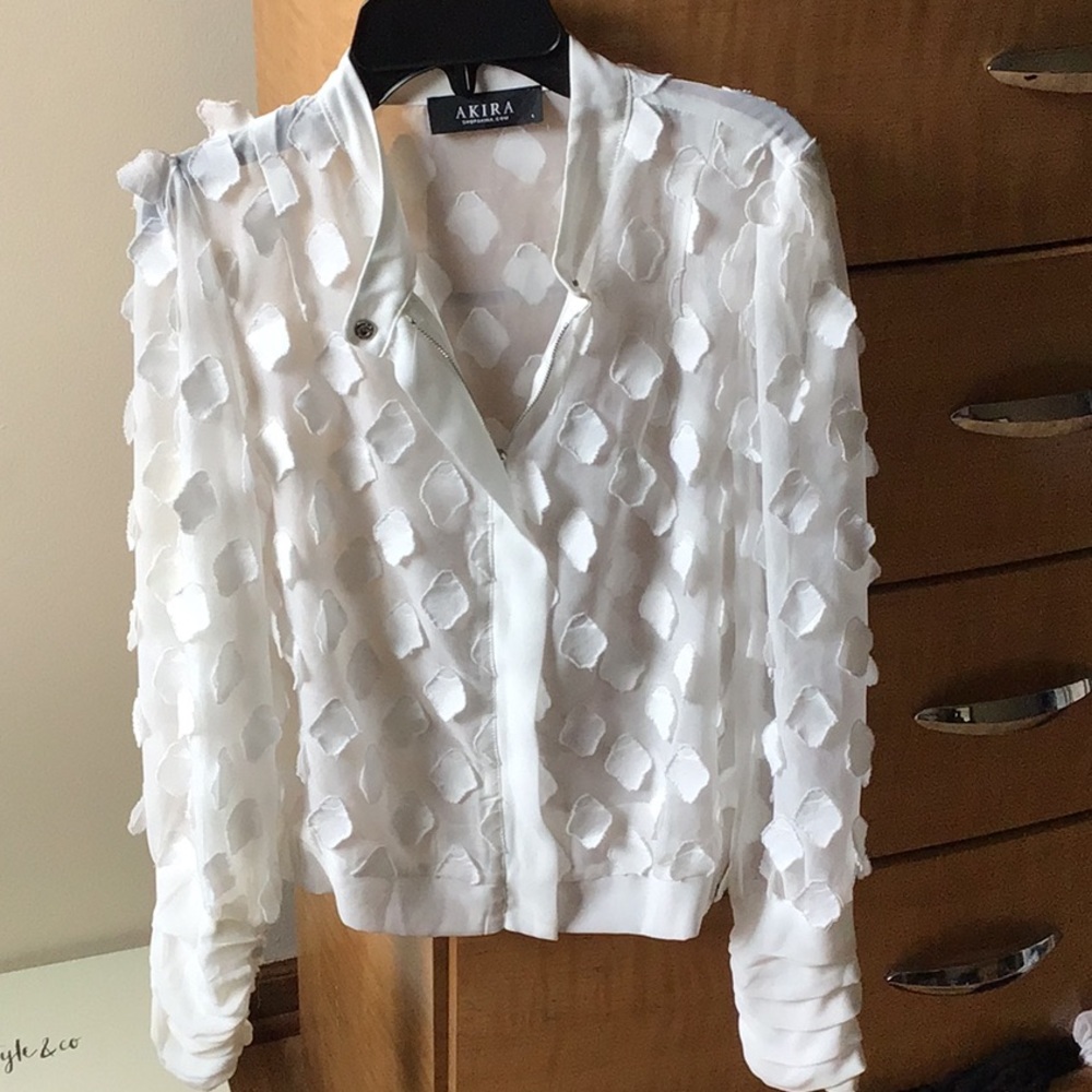 AKIRA sheer jacket/blouse